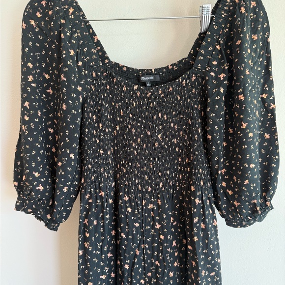 Floral Black Jumpsuit size 4 madewell - Picture 4 of 7